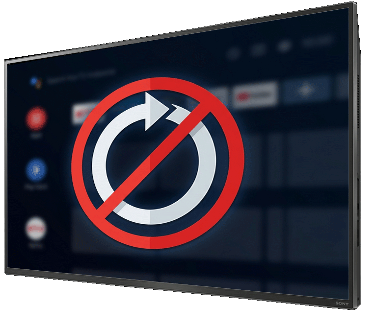 Animation showing dynamic, ever-changing TV content playback